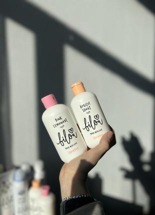 Шампунь и кондиционер для волос женский белоу bilou shampoo pink lemonade apricot shake1 фото