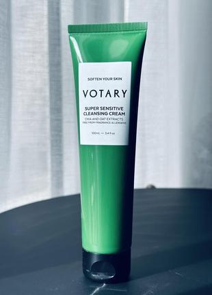 Votary super sensitive cleansing cream ніжний гель для очищення з екстрактами насіння чіа та вівсянки