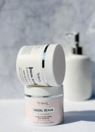 Скраб-пилинг для жирной и проблемной кожи лица тор beauty facial scrub clear skin balancer 100мл1 фото