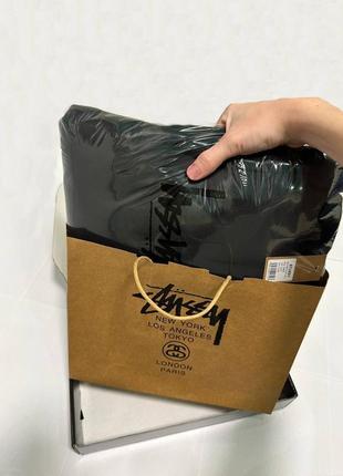 Худи stussy чорное/белое8 фото