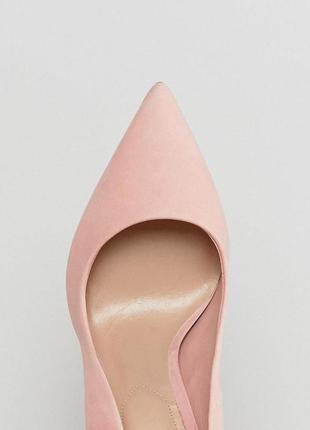 Туфлі лодочки aldo, туфлі човники шкіряні, пудрові туфлі на шпильці, рожеві туфлі на каблуку2 фото