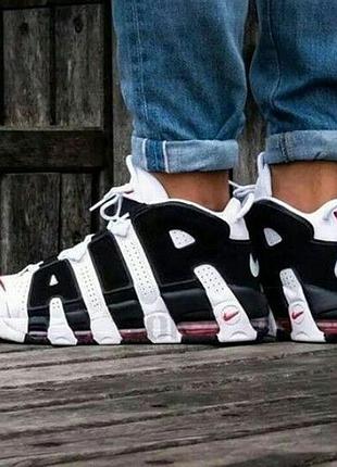 ✅ кросівкиnike air more uptempo 96 (white/black)