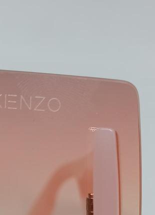 Очки в стиле kenzo женские солнцезащитные маска розово оранжевые с градиентом