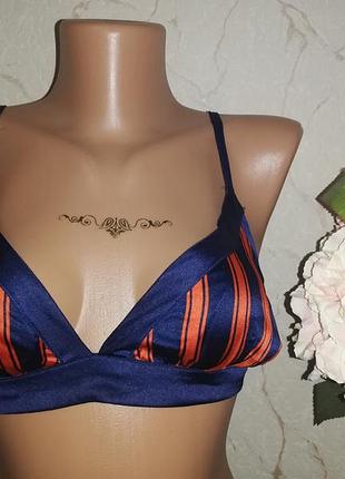 Бра бралетт в полоску 36р topshop