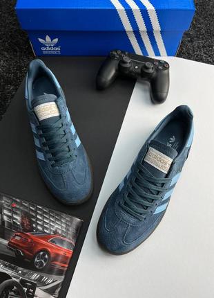 Мужские кроссовки adidas spezial navy blue4 фото