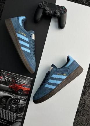 Мужские кроссовки adidas spezial navy blue2 фото