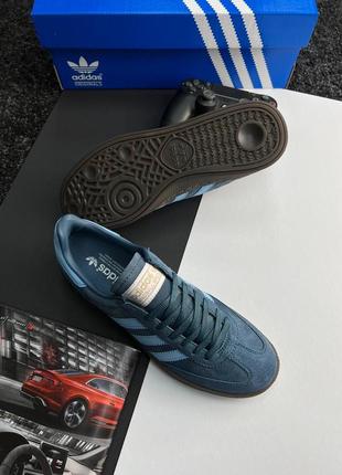 Мужские кроссовки adidas spezial navy blue6 фото