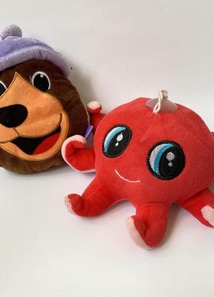 Мягкая игрушка осьминог красный осьминожка2 фото