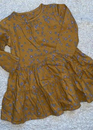 Супер сукня на 9-12-18 міс , колір насичений marks&spencer