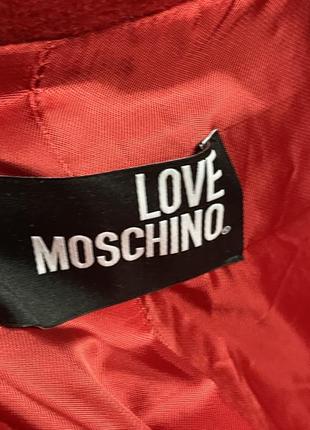 Пальто из шерсти love moschino4 фото