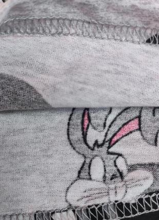 Пижама для девочки с кроликом bugs bunny 4