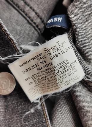 Мужской жакет, пиджак коттоновый, на заклепках armani jeans итальялия оригинал.10 фото
