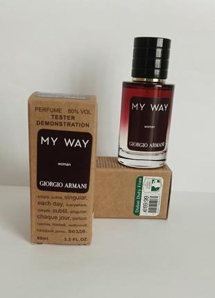 Яркий женский аромат в стиле my way giorgio armani,стойкие духи,шлейфовые2 фото