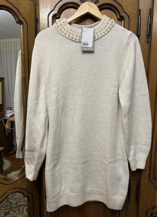 Платье вязаное h&m туника