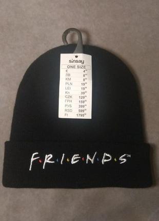 Шапка жіноча friends one size від sinsay