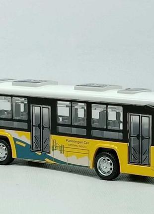 Автобус yi wu jiayu "city mini bus" жовтий музичний 20 см clm-0771c