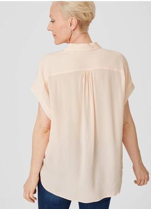 Брендовая блуза c&a вискоза германия этикетка3 фото