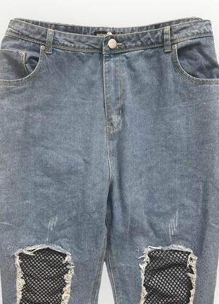 Стильные джинсы большого размера boohoo2 фото