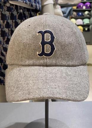 Зимняя кепка бейсболка boston mlb оригинал5 фото