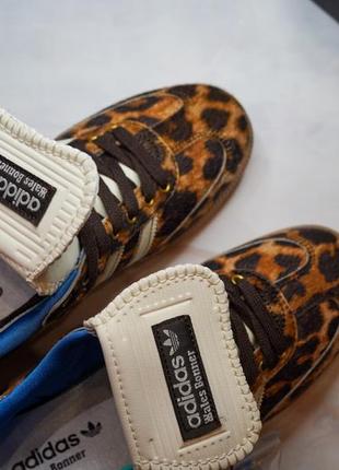 Кеды кроссовки adidas samba pony wales bonner leopard