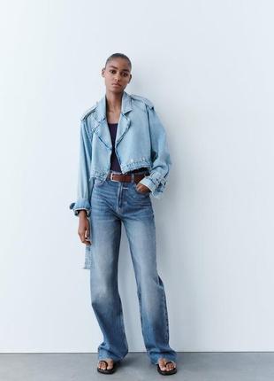 Джинси zara, джинси wide leg zara, trf high-rise wide-leg jeans