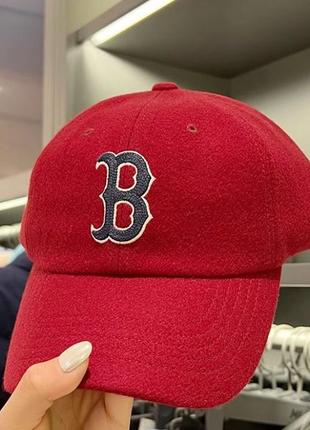 Зимняя кепка бейсболка boston mlb оригинал2 фото