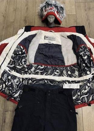 Курточка лижна мембранна термо лижний костюм columbia titanium omni-tech (оригінал) сша4 фото