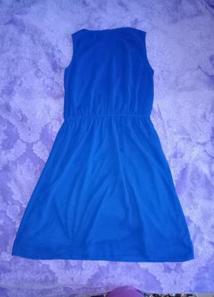 Сукня синя літня
