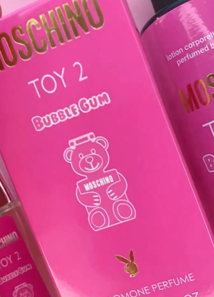 Парфумована вода з ферамонами 40 мл moschino toy 2 bubble gum   солодкий парфум жіночий3 фото