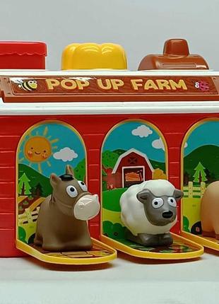 Игрушка yi wu jiayu ферма "pop up farm" музыкальная с пианино 35166