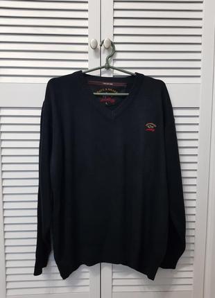 Шерстяний чоловічий светр кофта від преміум бренду paul shark