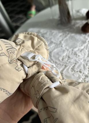 Перчатки детские утепленные 1-2 года