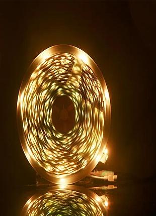 Светодиодная led лента 5м, 44 кнопки, bluetooth,  usb, цвет rgb 5050, подключение к смартфону, box5 фото
