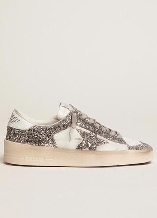 Кожаные кеды golden goose, оригинал