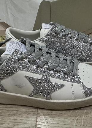 Кожаные кеды golden goose, оригинал7 фото