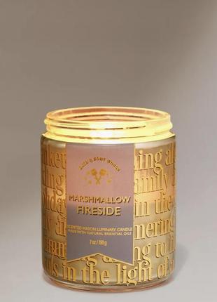 Свічка fresh balsam від bath and body works marshmallow fireside свечка
