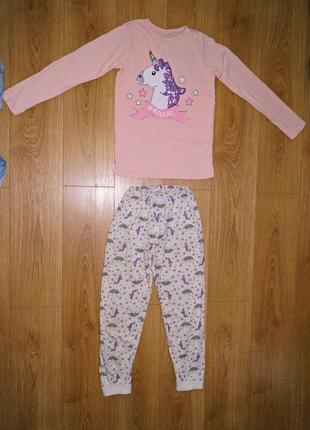 Пижама primark с единорогом. размер 152