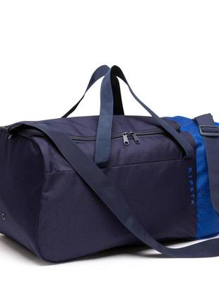 Спортивна сумка для командних видів спорту kipsta essential 35л 49 x 26 x 25 см синій2 фото