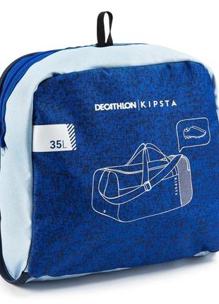 Спортивна сумка для командних видів спорту kipsta essential 35л 49 x 26 x 25 см синій4 фото