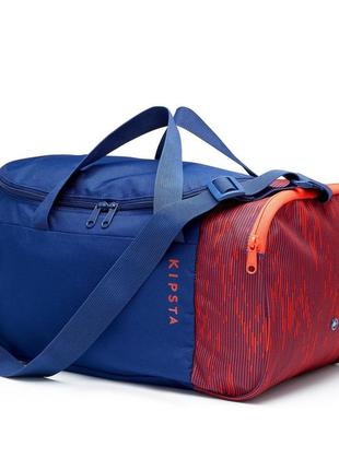 Спортивна сумка для командних видів спорту kipsta essential 20л 40 x 23 x 20 см синій7 фото
