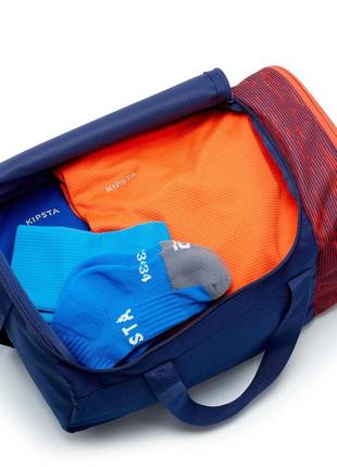 Спортивна сумка для командних видів спорту kipsta essential 20л 40 x 23 x 20 см синій5 фото
