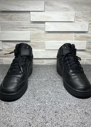 Кроссовки nike court borough mid 2 (gs) . оригинал2 фото