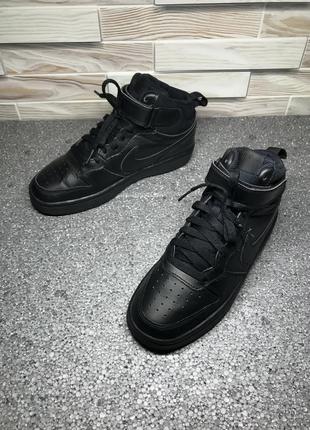 Кроссовки nike court borough mid 2 (gs) . оригинал5 фото