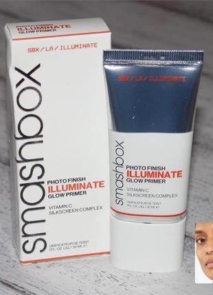 Smashbox photo finish illuminate glow face primer сяючий праймер під макіяж 30мл3 фото