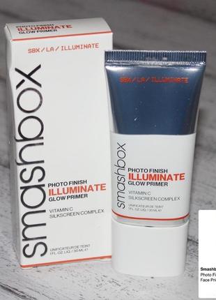 Smashbox photo finish illuminate glow face primer сияющий праймер под макияж 30мл1 фото