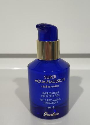 Эмульсия от guerlain super aqua emulsion légère. новинка