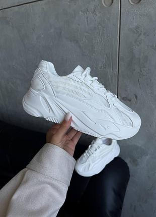 Кросівки білі на платформі демі еко шкіра і текстиль жіночі