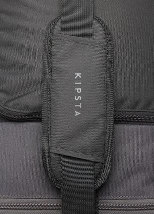Спортивна сумка для командних видів спорту kipsta essential 55л 59,5 x 30,5 x 27 см чорний6 фото