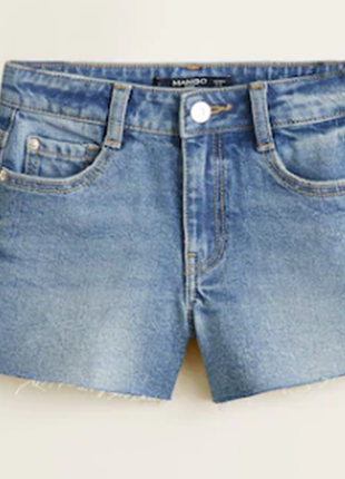Модные джинсовые шорты mango для девочек
