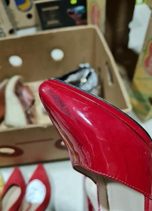 Лодочки лодочки туфли красные лаковые minelli кожаные8 фото